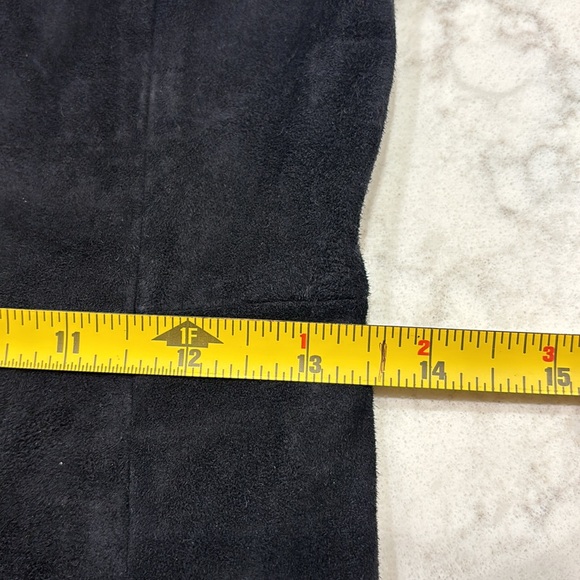 Prada Navy Suede A-Line Short Sleeve Dress Women’s size 40 or US 4 - Picture 13 of 15